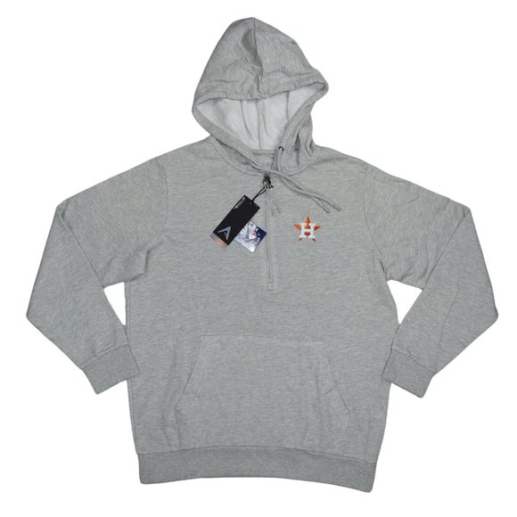 Houston Astros MLB Baseball Antigua 1/4 Zip Pullover Hoodie Sweatshirt NWT - Picture 1 of 2